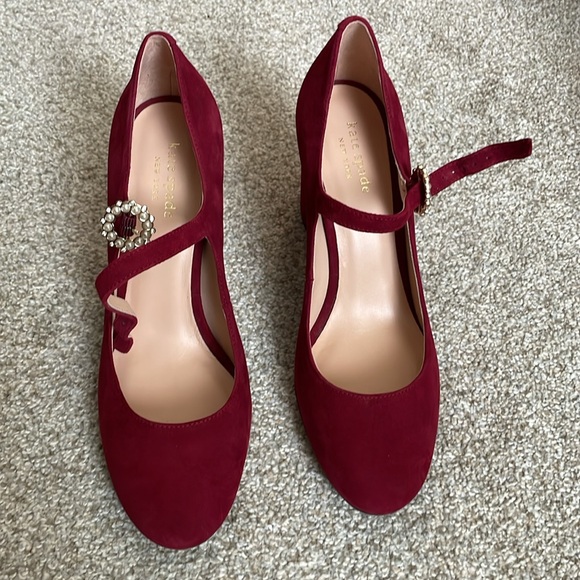 Mara Seude Mary Jane Pumps in Red Wine - Picture 10 of 15